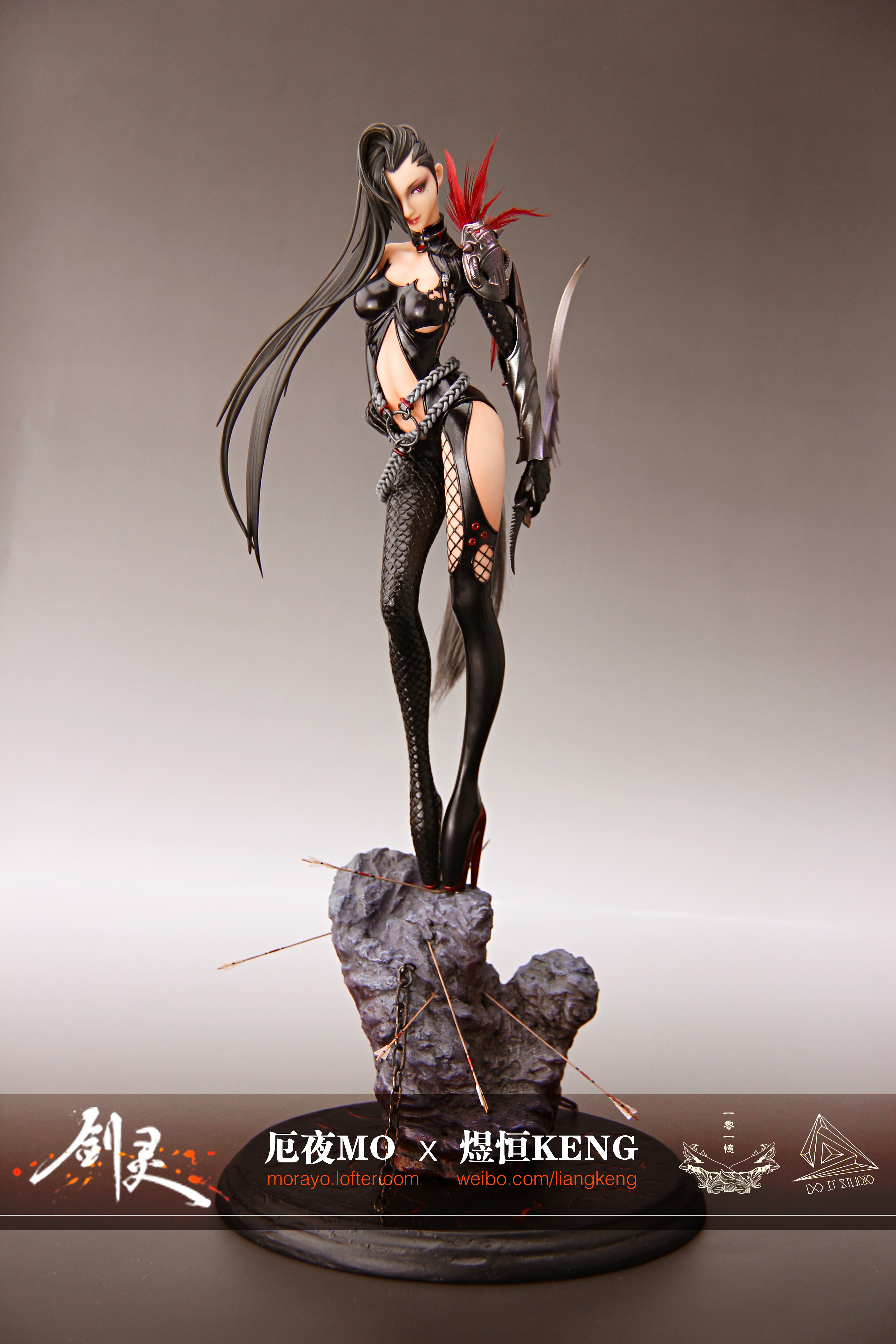 厄夜mo x 煜恒keng 《剑灵》蛇蝎帝王-幽兰 涂装完成品第一弹