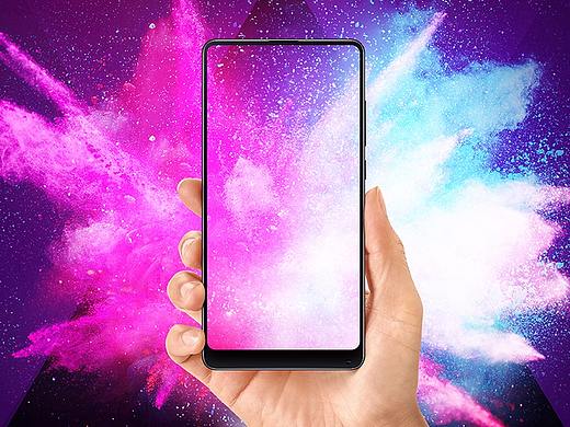 MIX2 全屏時代的小米（個人主頁-ZMjUyMTkzMjA=） - 海報 - 站酷設計師ZK平平淡淡原創(chuàng)素材 - 站酷ZCOOL