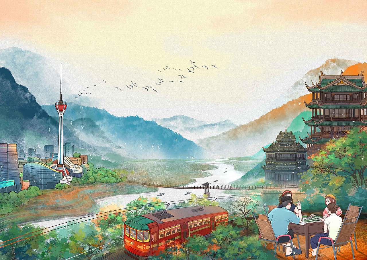 随便画吧。什么风格都来一点。（图ZMTY4NzIxMjQw） - 商业插画 - 站酷设计师千景绘studio原创素材 - 站酷ZCOOL