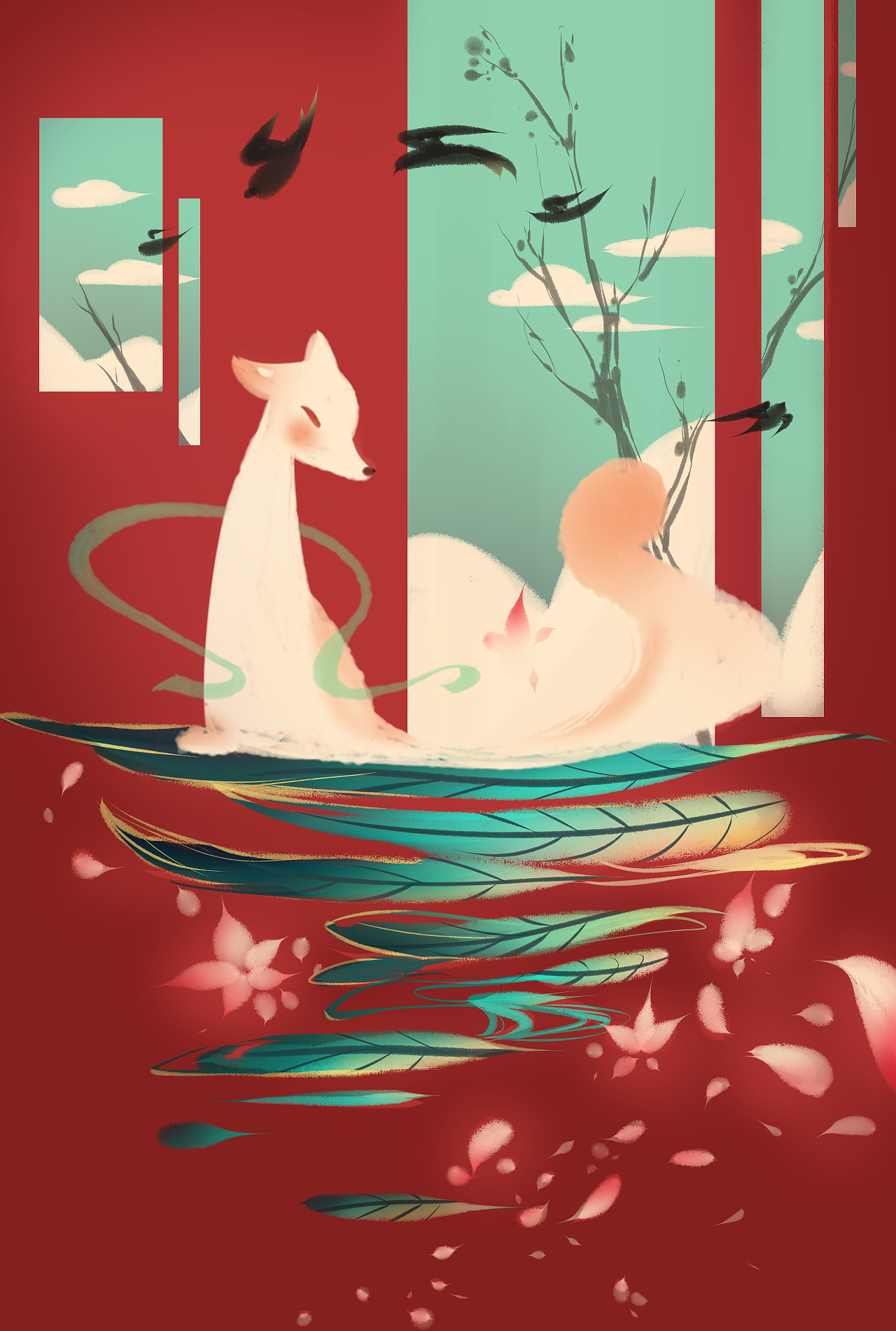 狐狸（图ZMjQwOTE2MDg0） - 创作习作 - 站酷设计师鱼肉八瓣原创素材 - 站酷ZCOOL