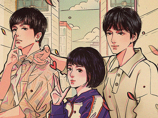 明星系列插画