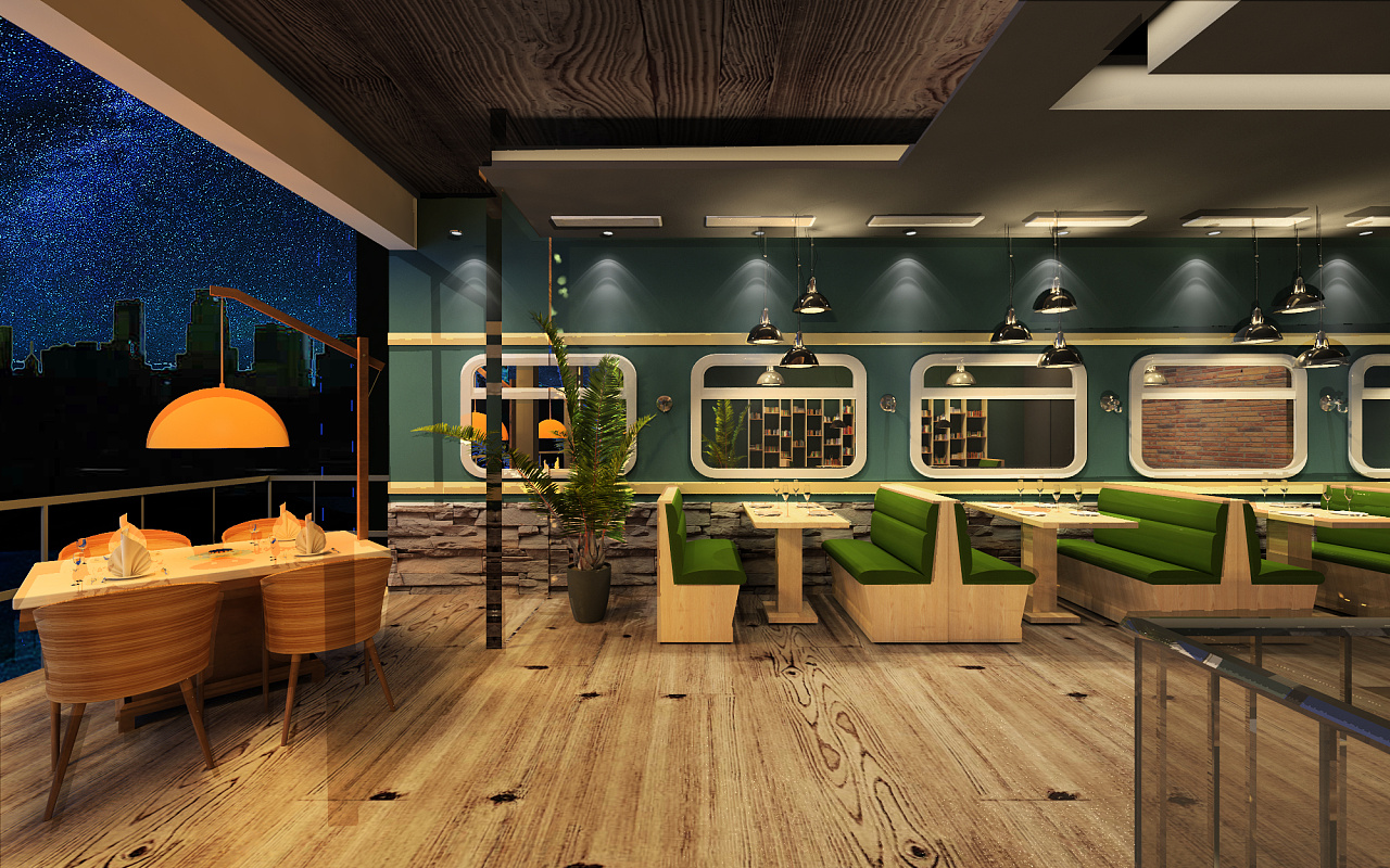 绿皮火车主题餐厅|空间|家装设计|CHEN_STAR - 原创作品 - 站酷 (ZCOOL)