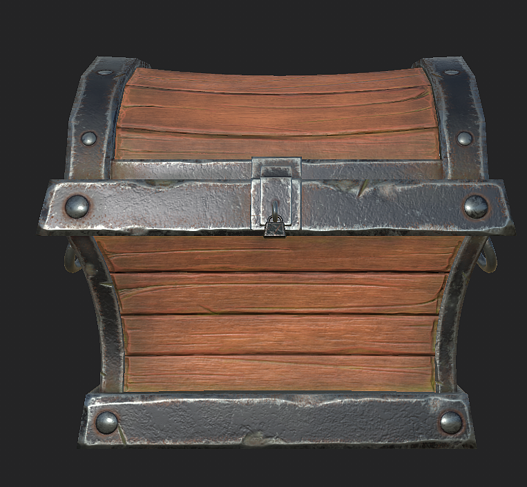 次时代游戏木质宝箱制作