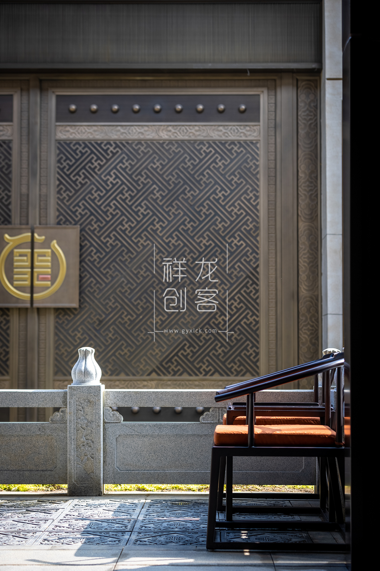 贵州省铜仁黔麟龙·龙玺销售中心外景建筑空间摄影