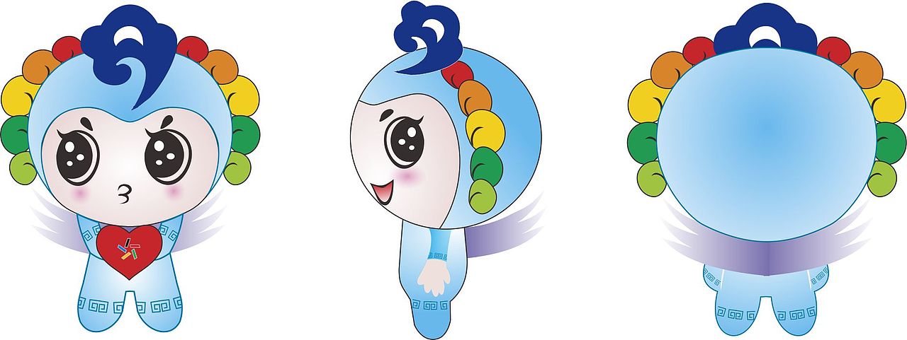 浙江#吉祥物:彩儿