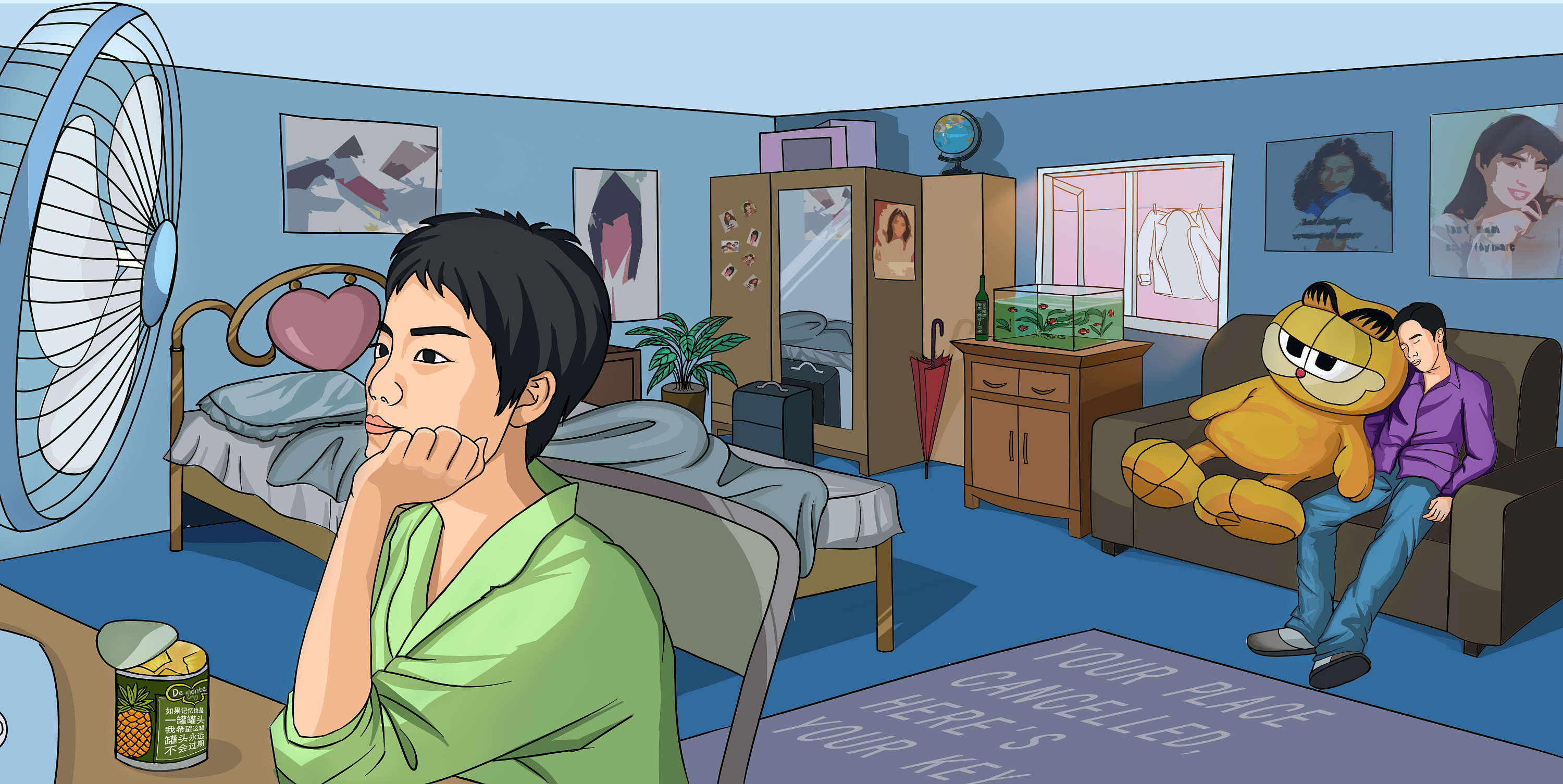 重庆森林原创插画