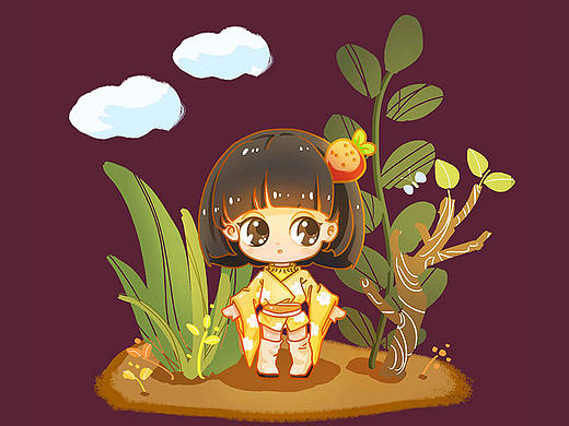 可可爱爱的娃娃