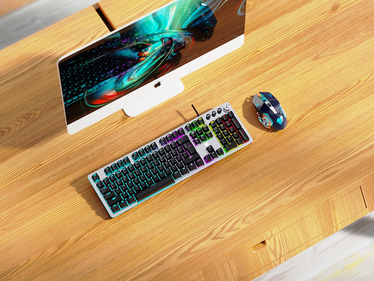 灯光练习-桌子小场景（图ZMjE4NzYwMjQ0） - 产品 - 站酷设计师西河摄影工作室原创素材 - 站酷ZCOOL