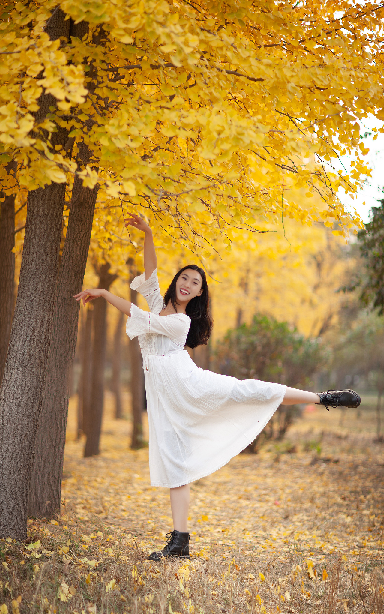 经贸的银杏（图ZMTk0NTI3NzI4） - 人像摄影 - 站酷设计师摄影师张海洋原创素材 - 站酷ZCOOL