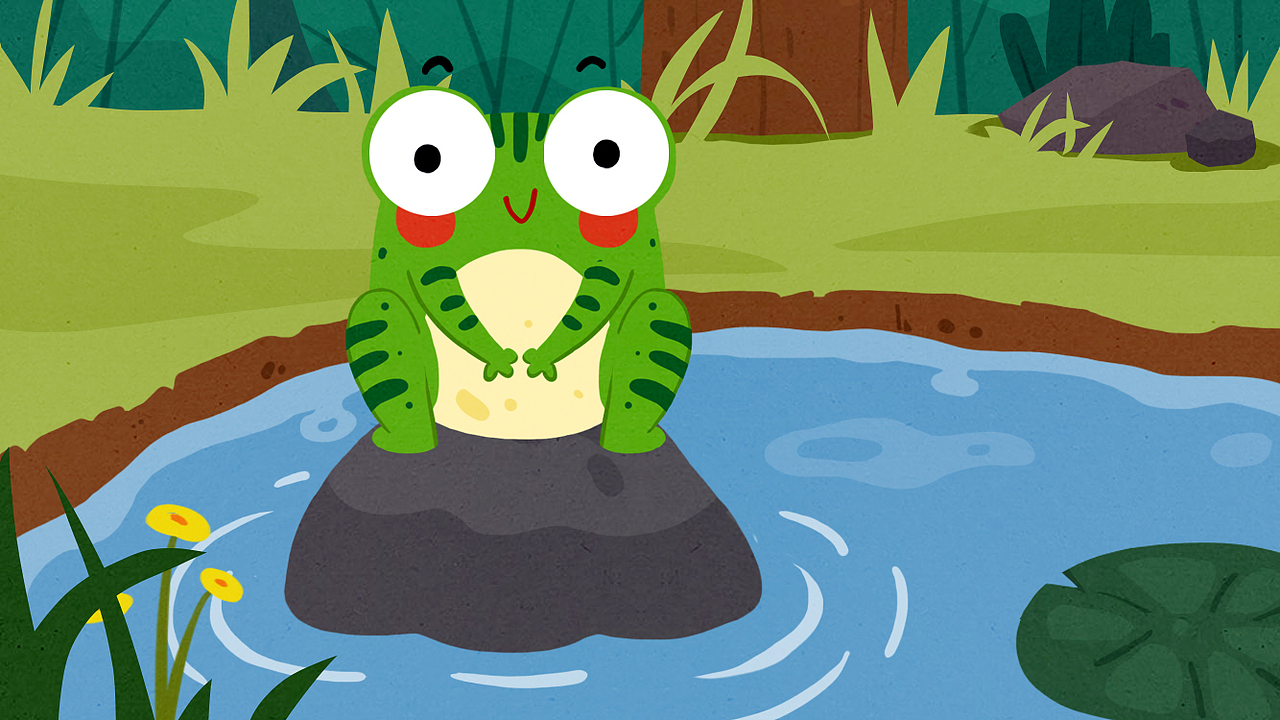 爱吹牛皮的青蛙（图ZMjQ1NTIxMTMy） - 绘本 - 站酷设计师憨憨兔儿原创素材 - 站酷ZCOOL