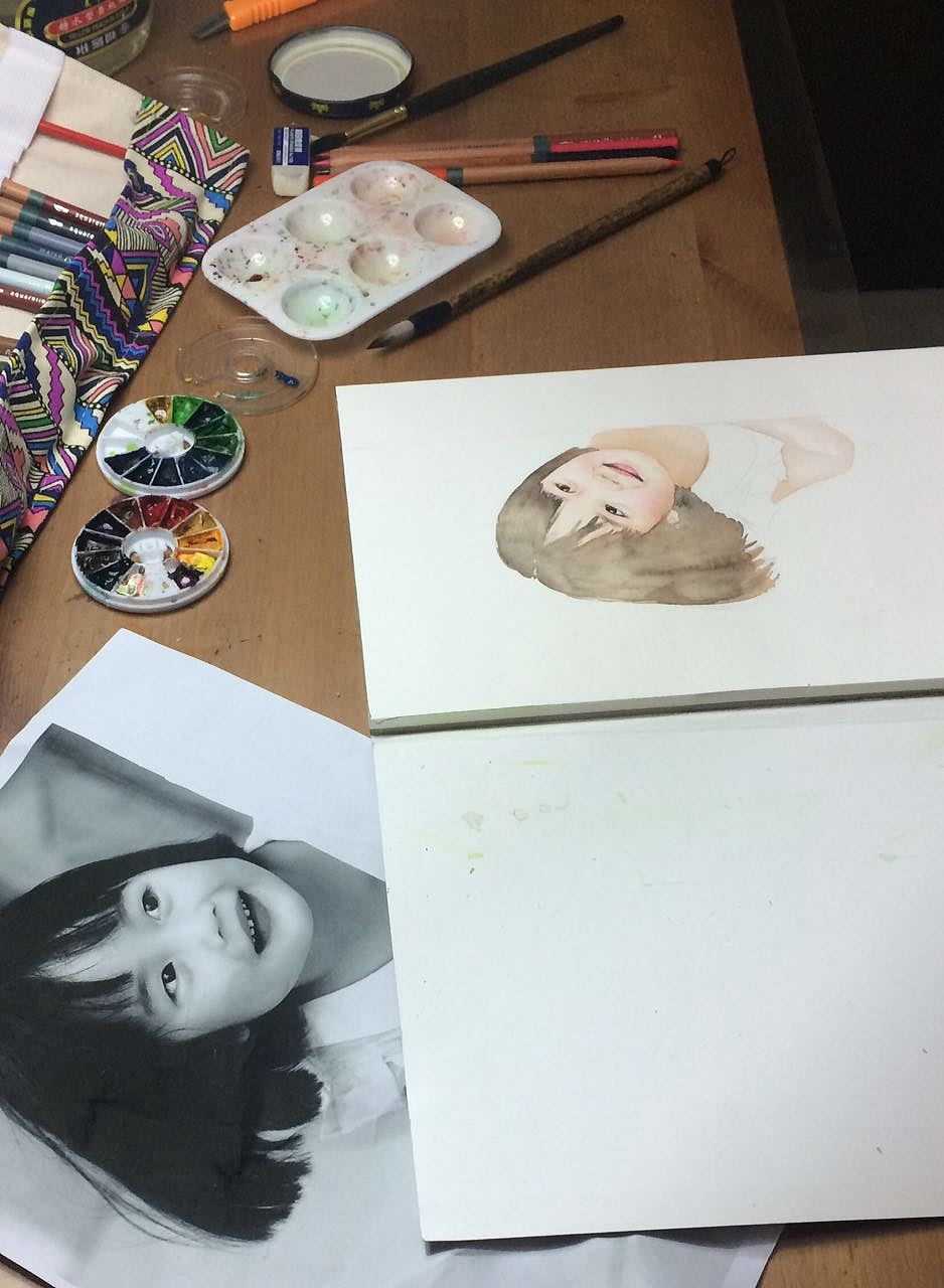 水彩人像（图ZNzU1Nzg1MjA=） - 绘画 - 站酷设计师snow5233原创素材 - 站酷ZCOOL