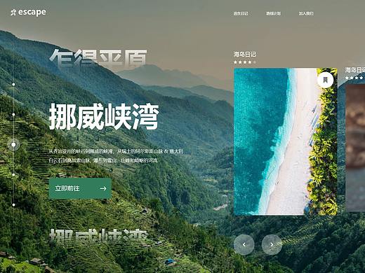 个人旅游博客交互设计