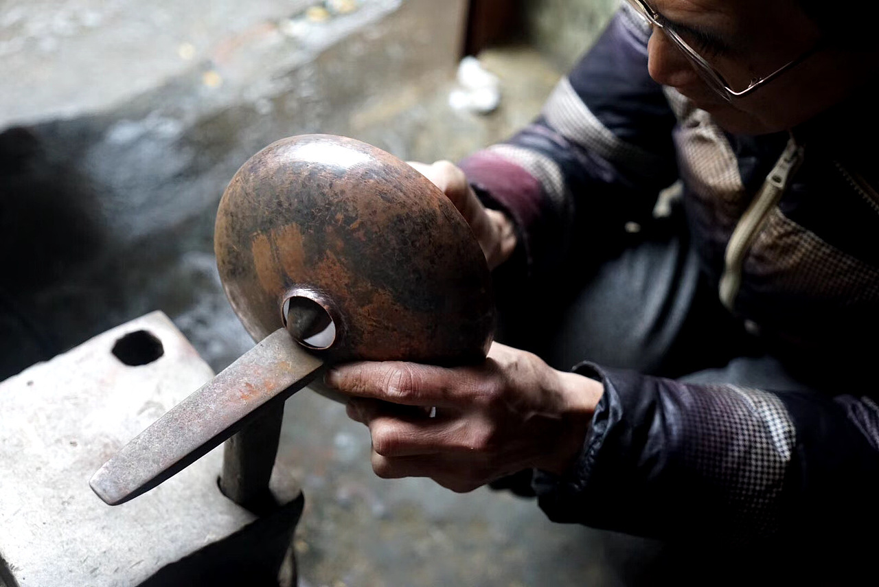 铜灯罩制作过程|手工艺|其他手工艺|触造touge_原创作品-站酷zcool