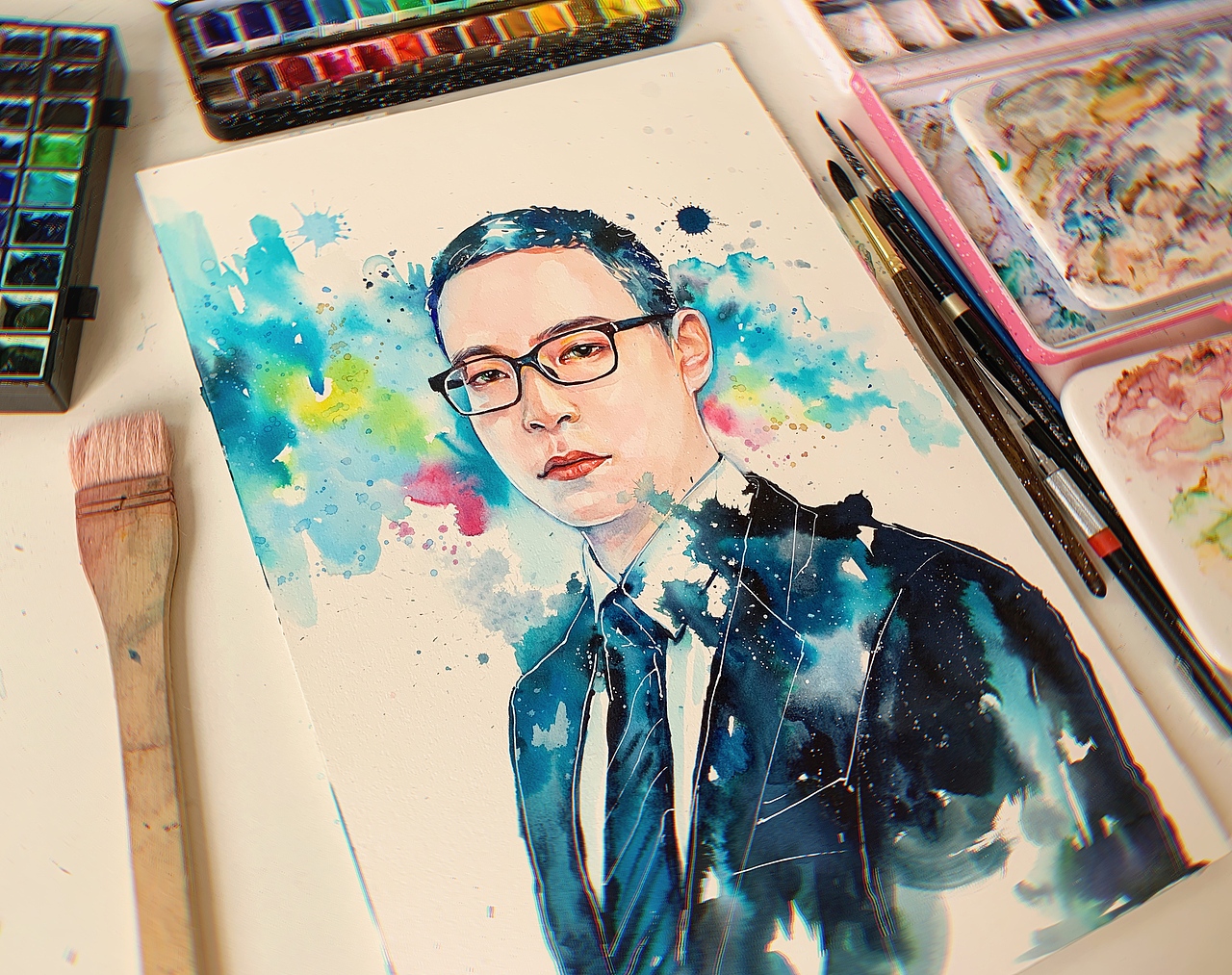 日常約畫創(chuàng)作稿分享～（圖ZMTc4MDg5ODQw） - 商業(yè)插畫 - 站酷設(shè)計(jì)師龔靜水彩畫原創(chuàng)素材 - 站酷ZCOOL