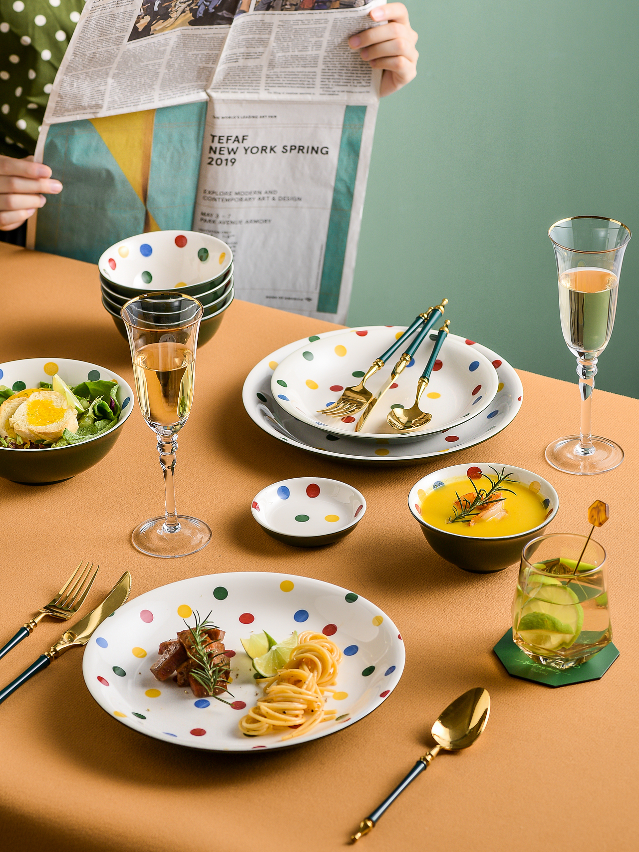 电商摄影/波点餐具拍摄（图ZMjU3NDU4MzM2） - 产品摄影 - 站酷设计师INTO颜图视觉原创素材 - 站酷ZCOOL
