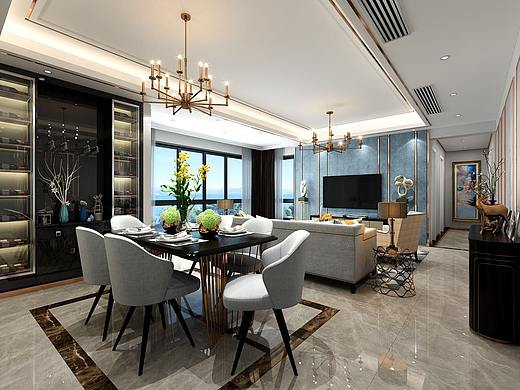 龙湖九里晴川 后现代风格