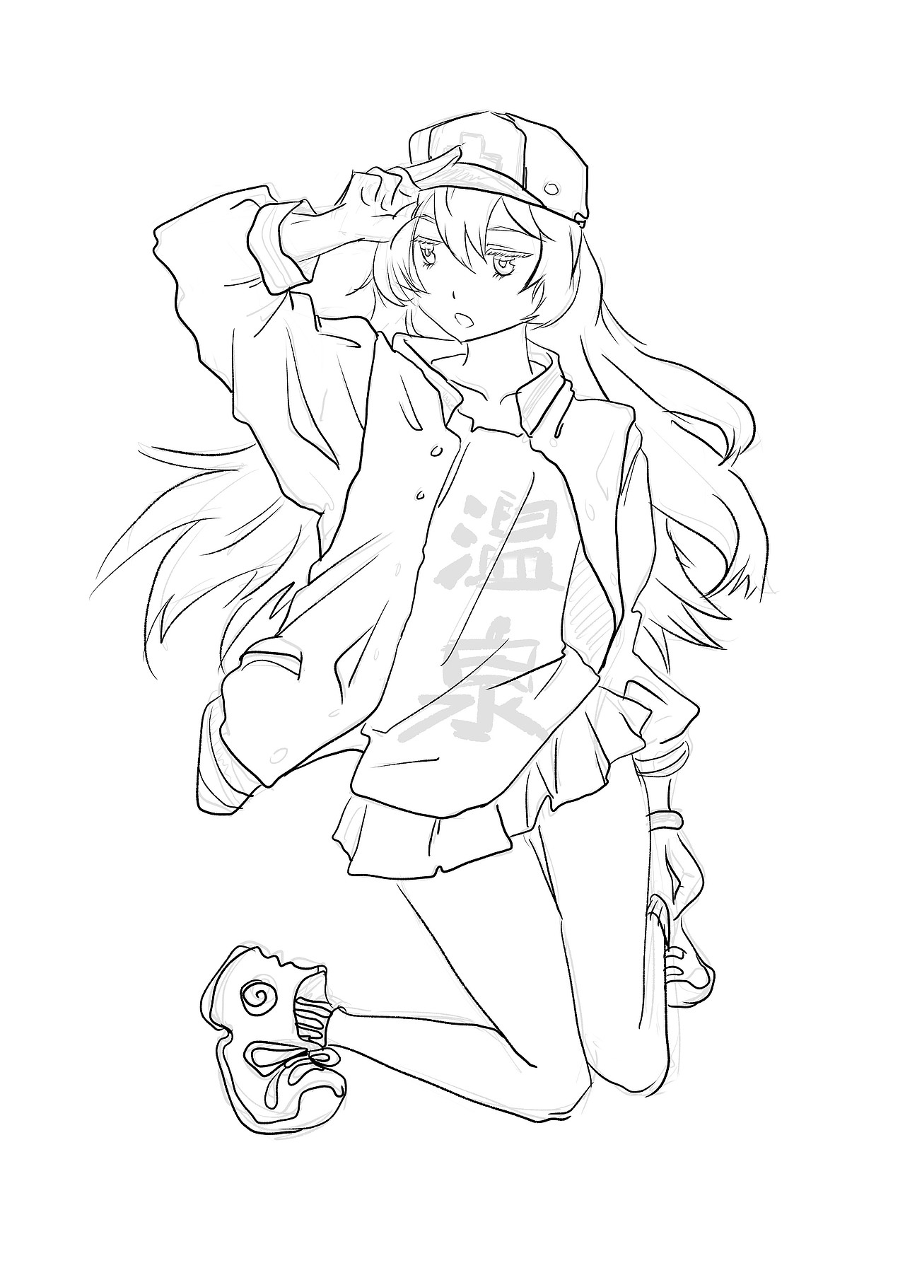 以前临摹的一些线稿