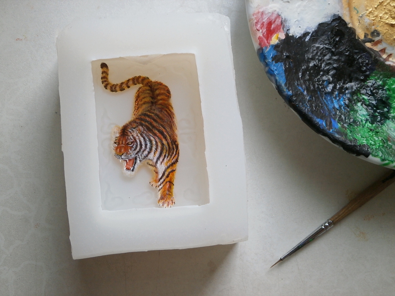 十二生肖动物园 凡尼亨3D树脂画