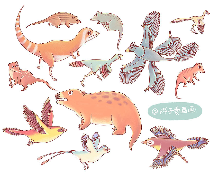 沉睡已久的化石（图ZMTM5OTcwOTcy） - 儿童插画 - 站酷设计师烨子爱画画原创素材 - 站酷ZCOOL