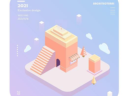 2.5D插画海报（个人主页-ZNTY3OTMxMTY=） - 海报 - 站酷设计师胖吵吵是只垂耳兔原创素材 - 站酷ZCOOL