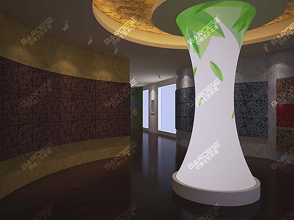 巴德士艺术漆上海工厂艺术漆展厅7