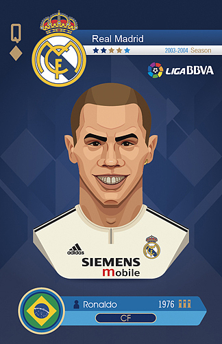 足球明星-皇家馬德里（圖ZODAzODM5MzI=） - 商業(yè)插畫 - 站酷設(shè)計(jì)師德毅設(shè)計(jì)原創(chuàng)素材 - 站酷ZCOOL