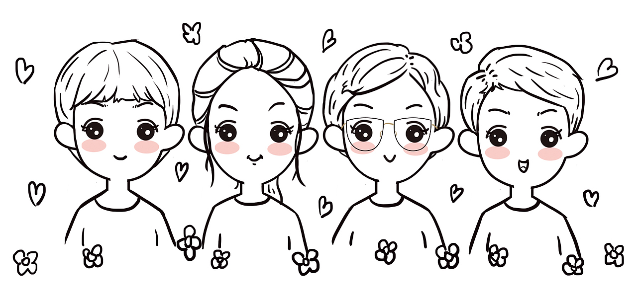 小头像插画（图ZMjcxNTkwNzg4） - 儿童插画 - 站酷设计师赵艳佳原创素材 - 站酷ZCOOL