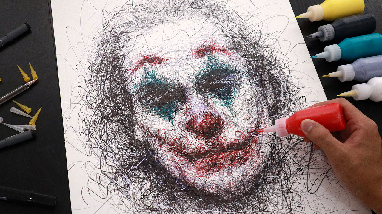 the joker 杰昆小丑 | 飞线涂鸦