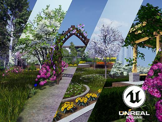 UE4苗圃景观三维场景