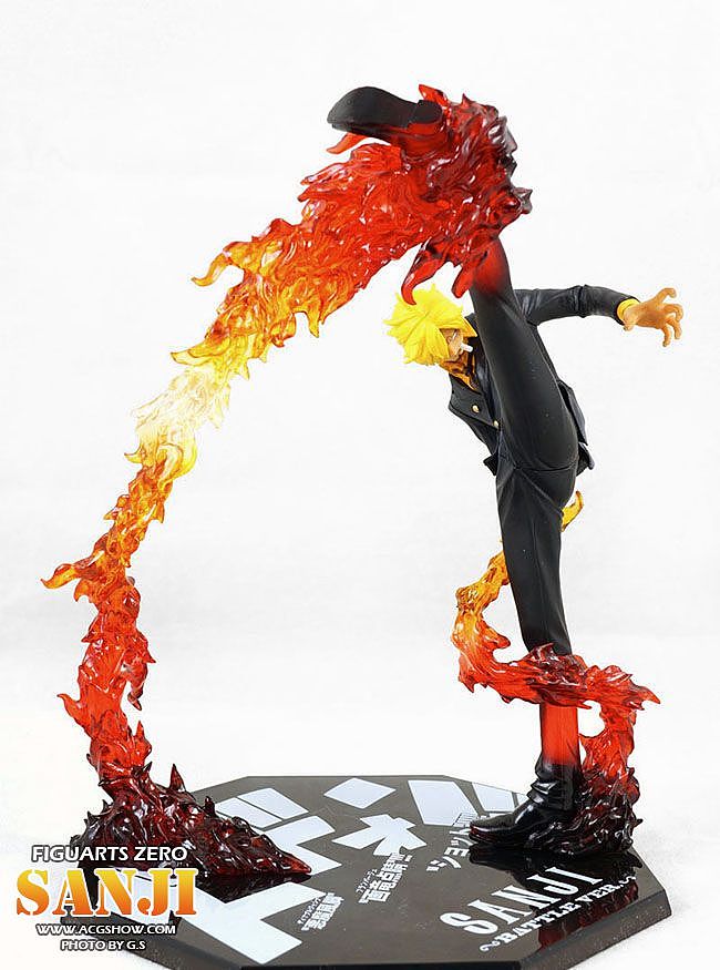 万代figuartszero海贼王山治战斗版恶魔风脚61画龙点晴