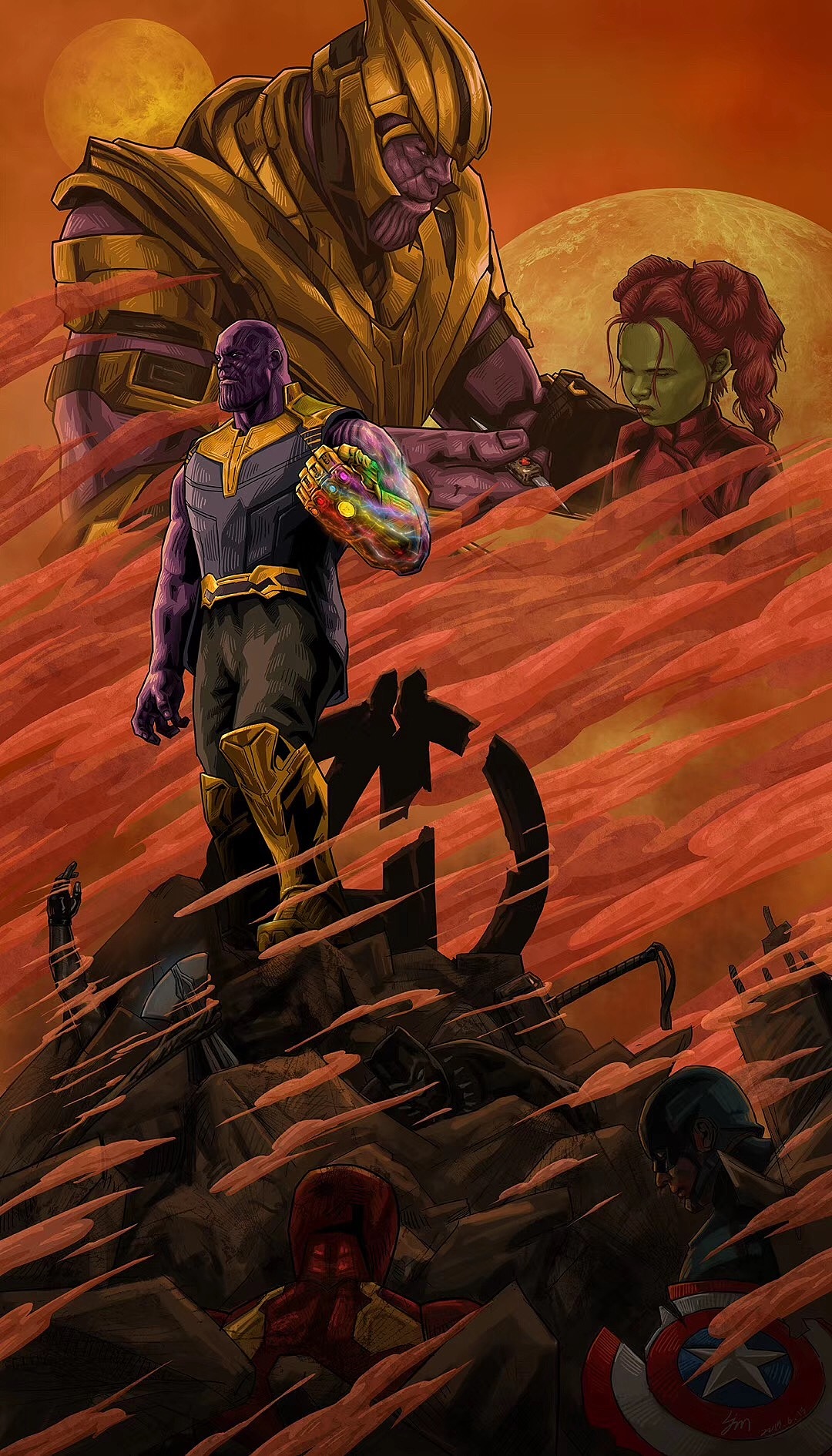 漫威人物商业插画海报设计（图ZMTg5NjI1OTc2） - 商业插画 - 站酷设计师3D设计联系我原创素材 - 站酷ZCOOL