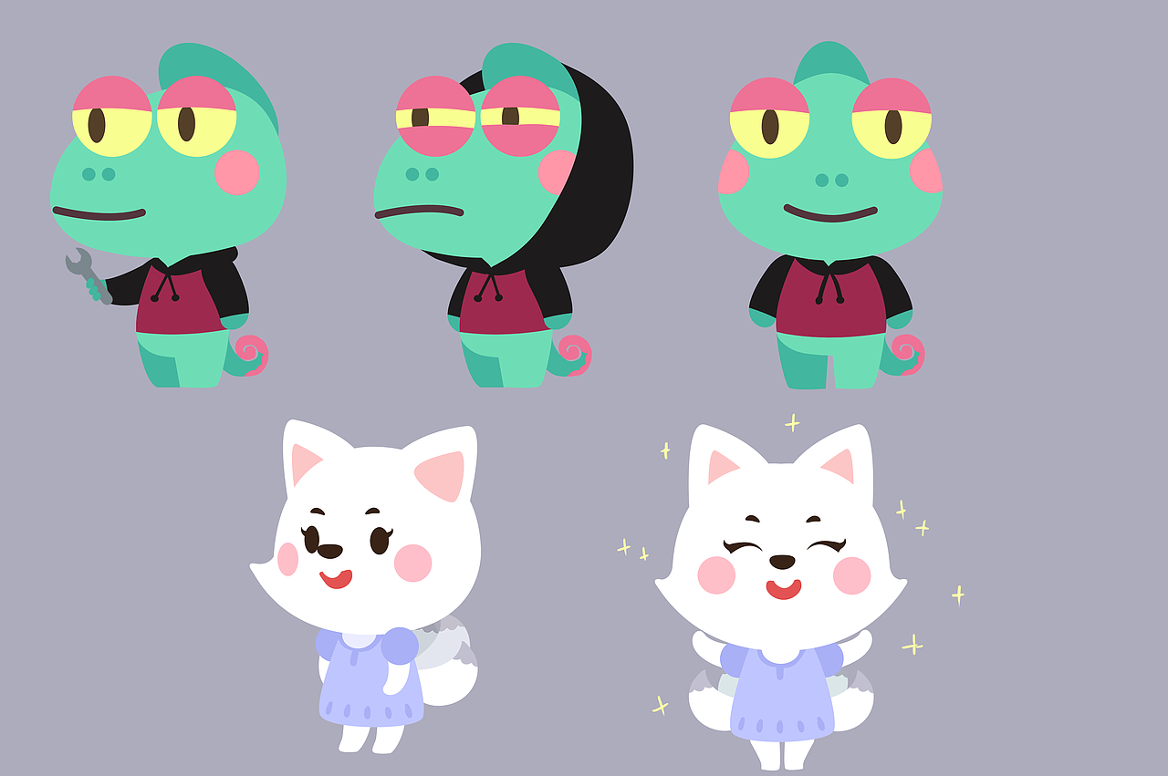 Q人设（图ZMjU0NjYyMjg4） - 儿童插画 - 站酷设计师徐治魔原创素材 - 站酷ZCOOL