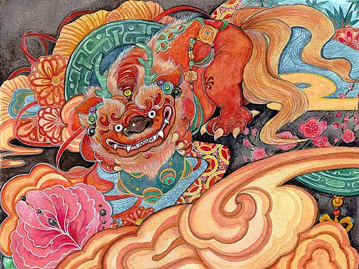 2018年作品合集二《瑞兽添喜》《青羽》《御鹤》
