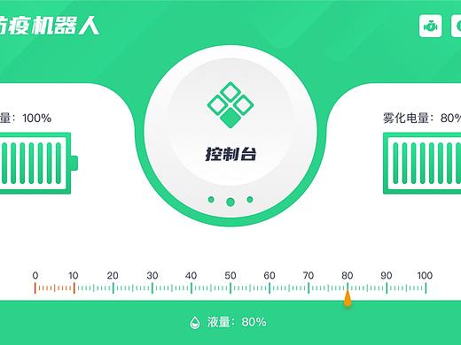防疫消毒机器端界面