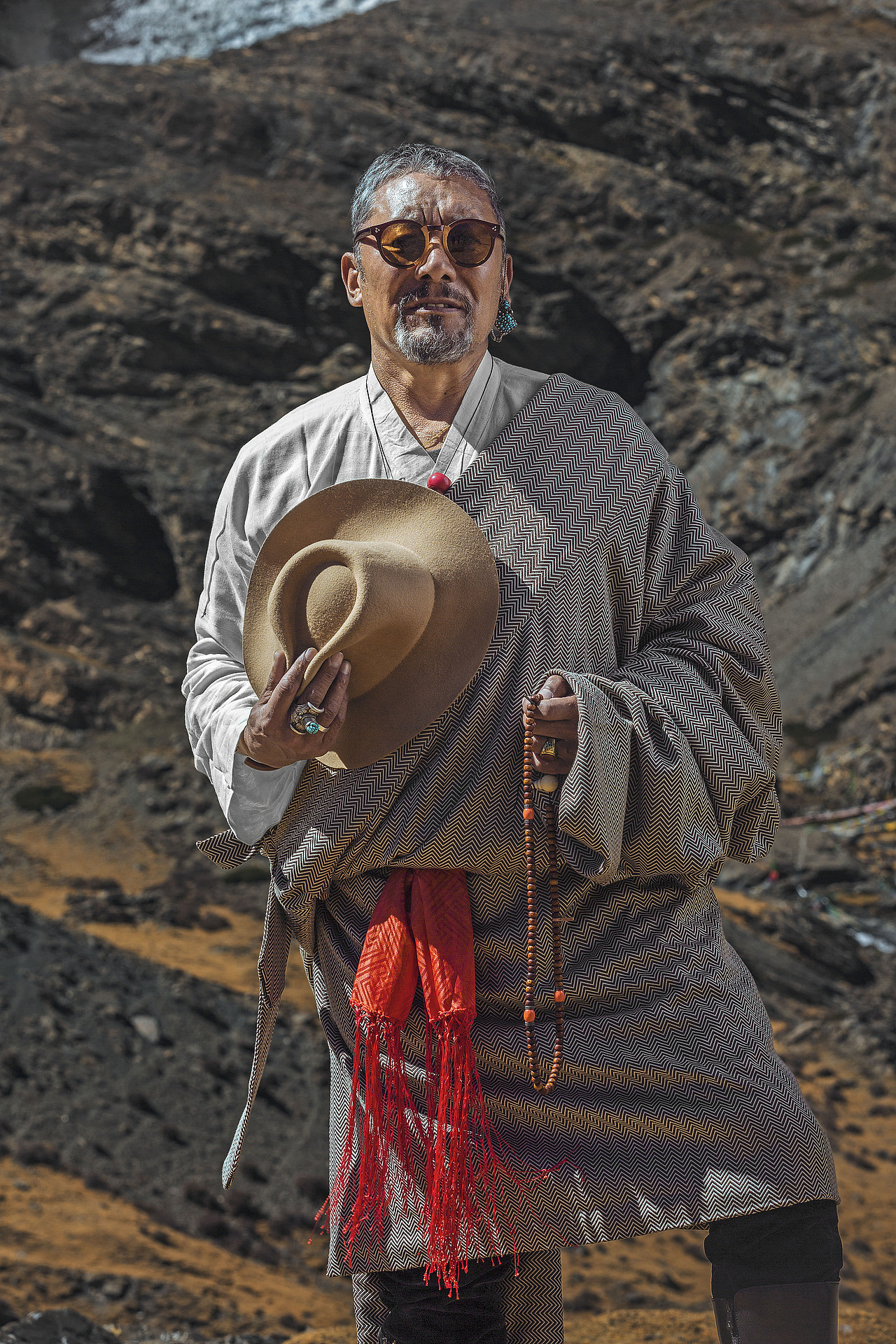 西藏著名演员【洛桑群培】艺术写真