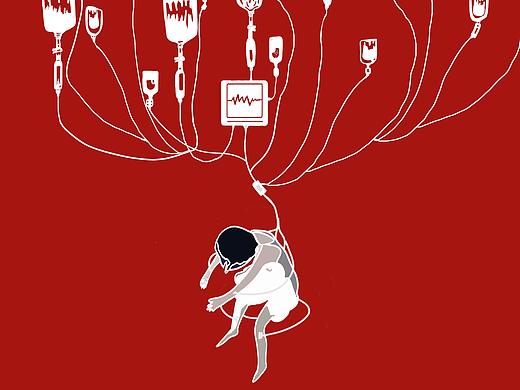 医疗插画系列「白色正义」（个人主页-ZNDEzMzkyNjg=） - 创作习作 - 站酷设计师群康原创素材 - 站酷ZCOOL