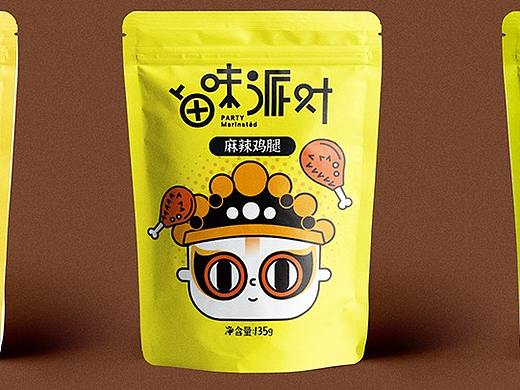 卤味零食-卤味派对包装设计（个人主页-ZNDc4MzMyNjg=） - 生活用品 - 站酷设计师设计私享作品集原创素材 - 站酷ZCOOL