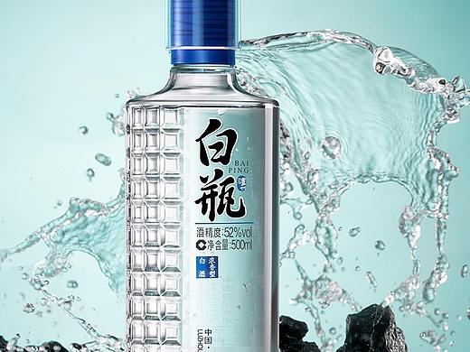 白酒摄影作品X泸州老窖X白瓶