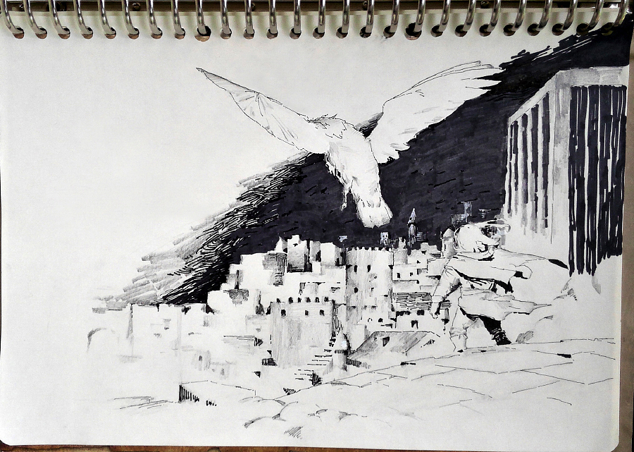 冷杉与鹰小说同人插图