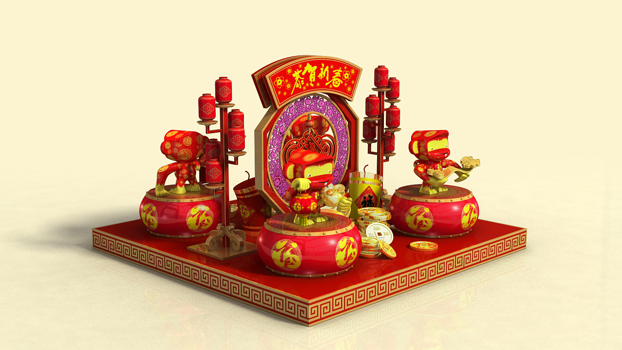 春节美陈大型dp点