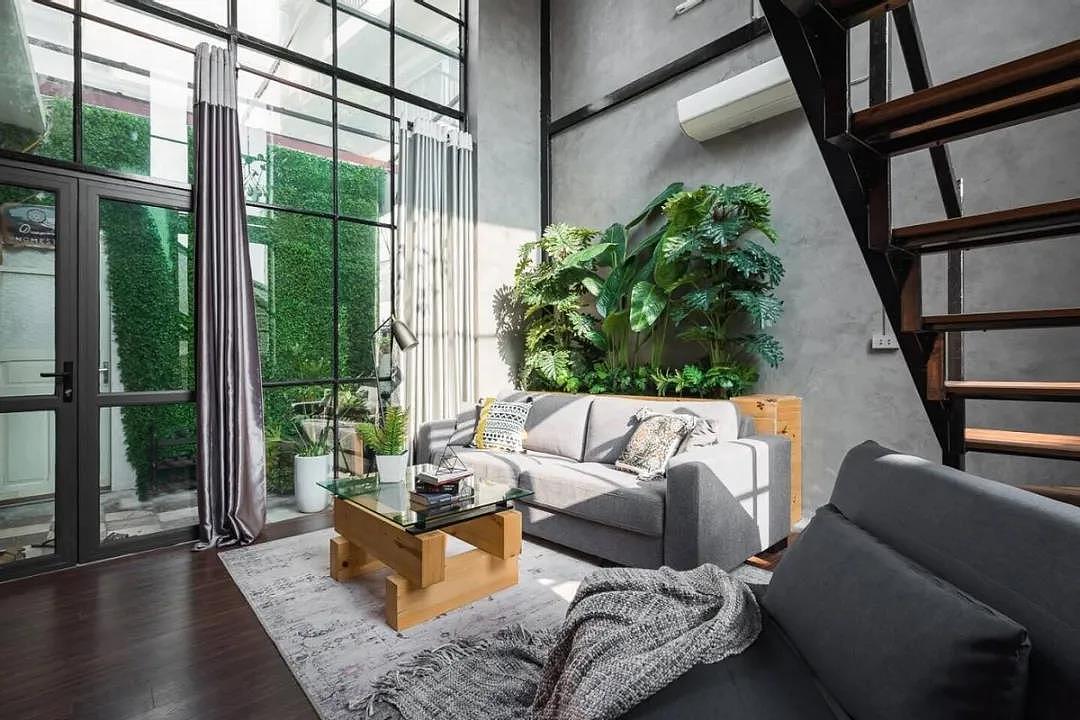 45㎡搭建悬空卧室,又有阳光房洗澡