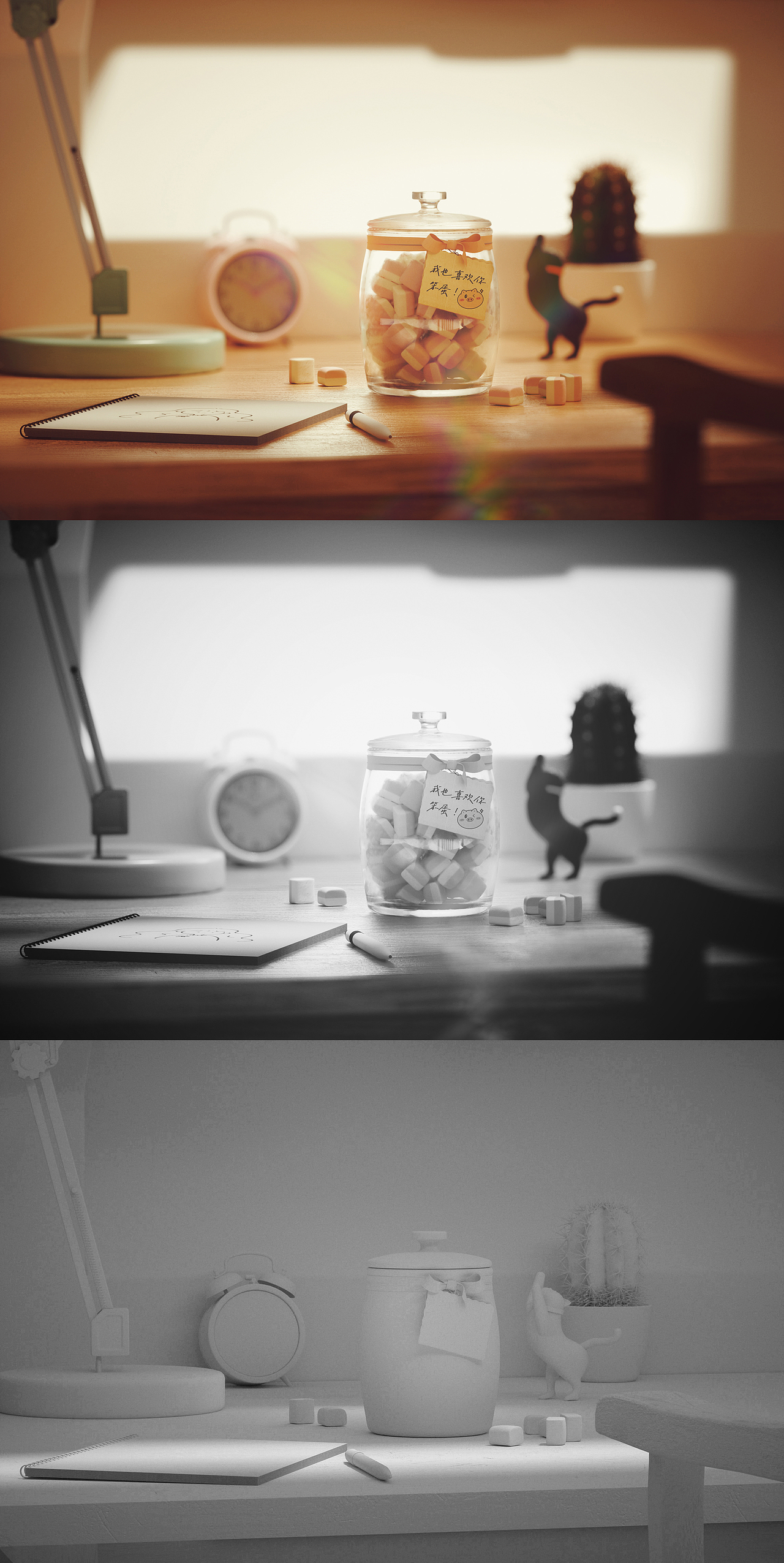 【起初视觉】农历新年之前的食物渲染小合集