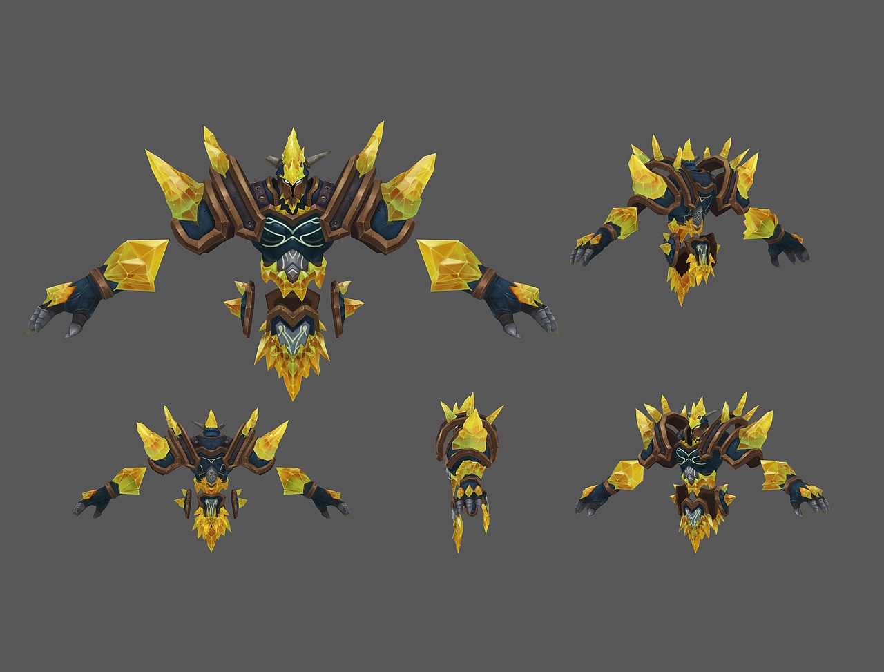 人形晶石怪物模型（图ZOTEwNDM1MDQ=） - 人物/生物 - 站酷设计师DeDeMaCool原创素材 - 站酷ZCOOL