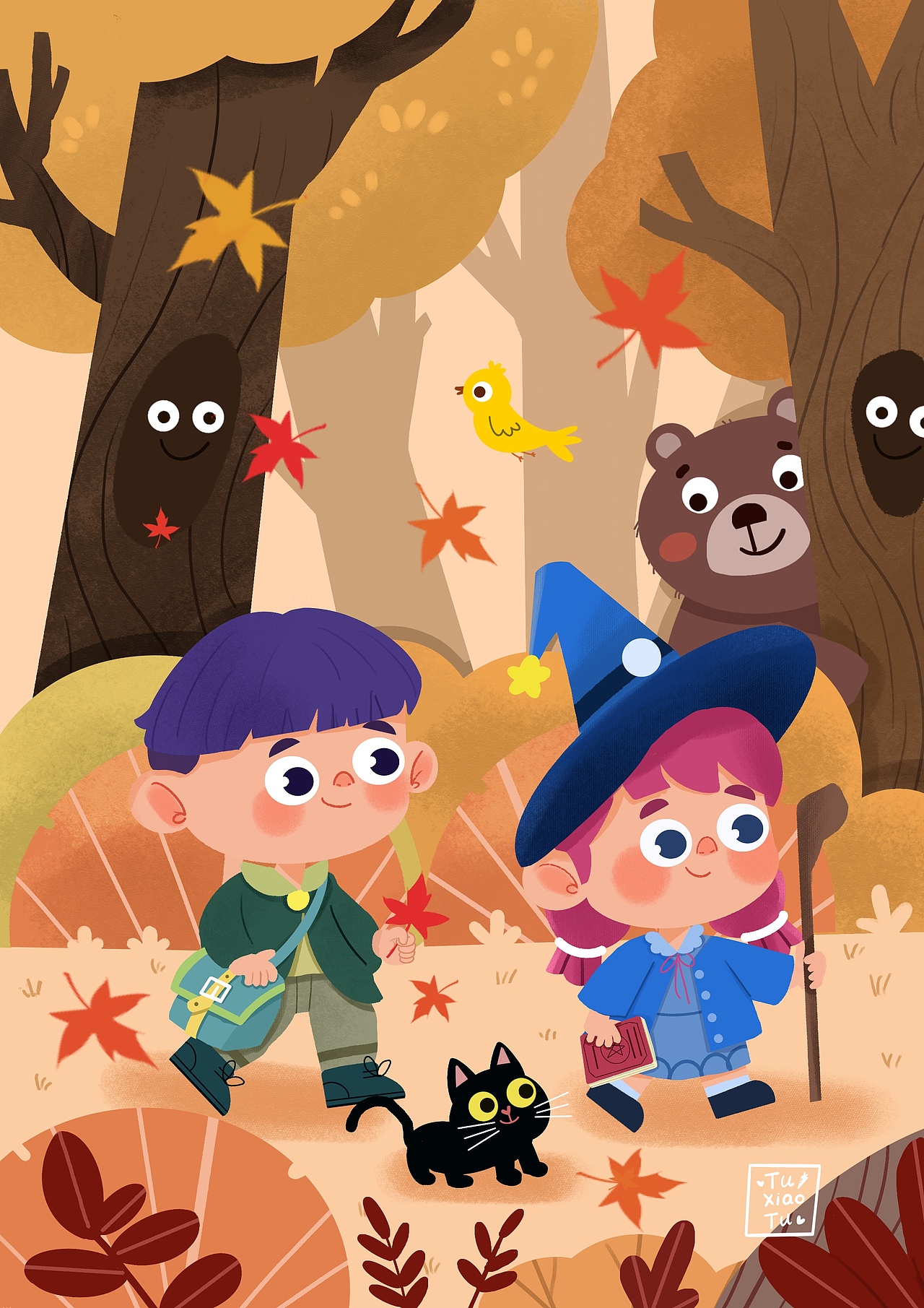 魔法世界（图ZMzU0MzA0MjE2） - 儿童插画 - 站酷设计师兔小兔FEI原创素材 - 站酷ZCOOL