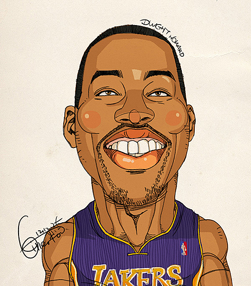 NBA众球星漫像（图ZODY0MzM2MA==） - 创作习作 - 站酷设计师killerkoo原创素材 - 站酷ZCOOL