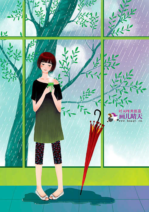 画儿晴天唯美插画-N多插图庆圣诞，迎元旦（图ZMjA4MzIyOA==） - 创作习作 - 站酷设计师画儿晴天原创素材 - 站酷ZCOOL