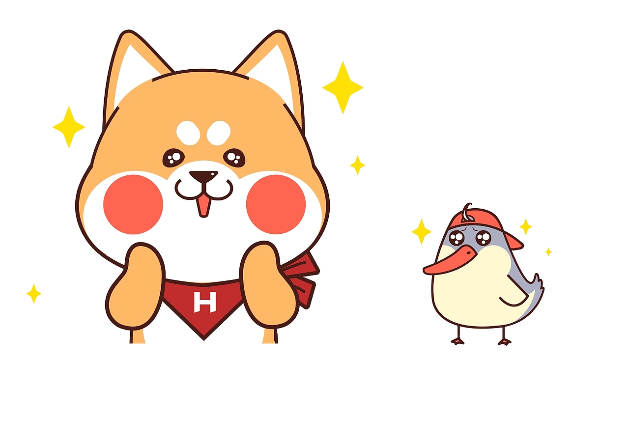 柴犬吉祥物角色设计