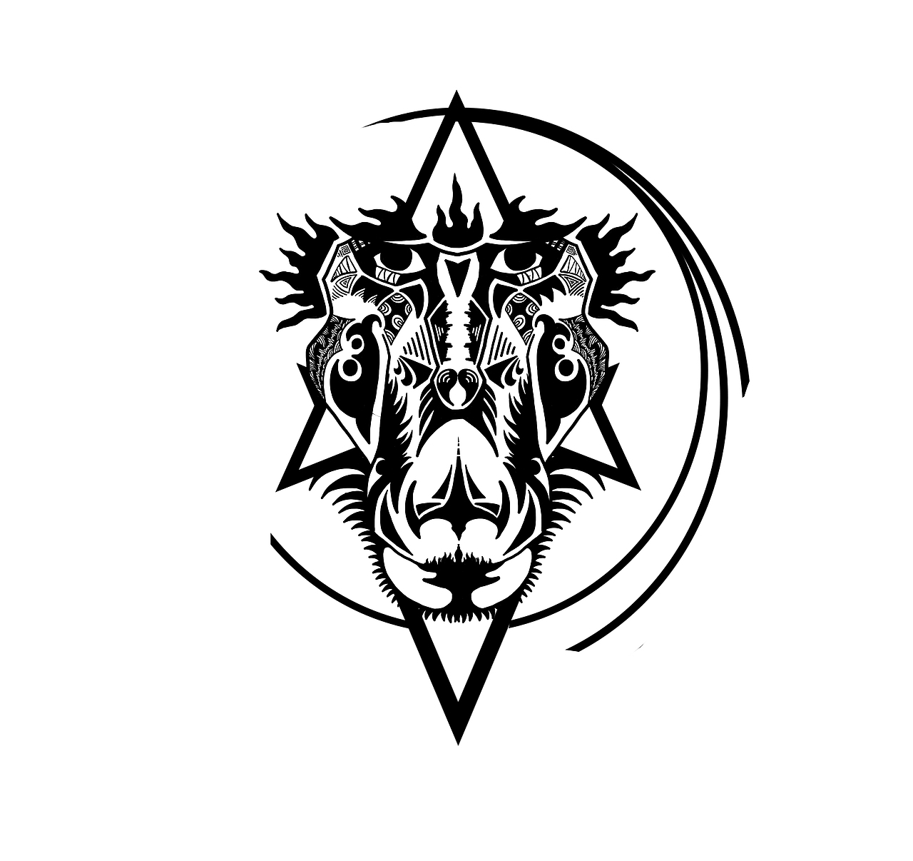 动物图腾 logo 纹身（图ZMjAwMDE4NzUy） - 图案 - 站酷设计师覈鋿原创素材 - 站酷ZCOOL