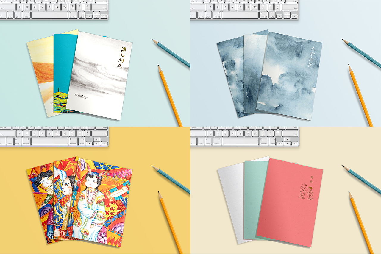 文創(chuàng)手賬本禮盒套裝效果圖及詳情圖（圖ZMTYyNTA3ODI0） - 其他平面 - 站酷設計師就這樣簡簡單單原創(chuàng)素材 - 站酷ZCOOL