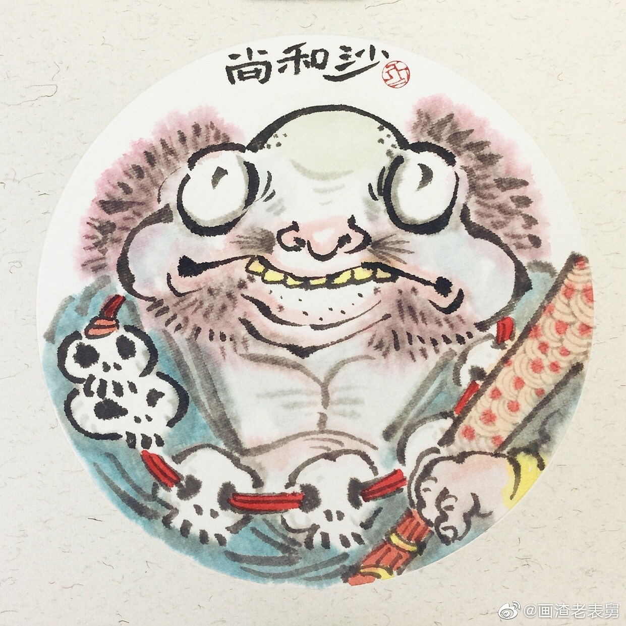 【南记手绘·不二堂·如是我闻·西行四众】（图ZMjUwMjAyNDU2） - 绘画 - 站酷设计师老表舅原创素材 - 站酷ZCOOL